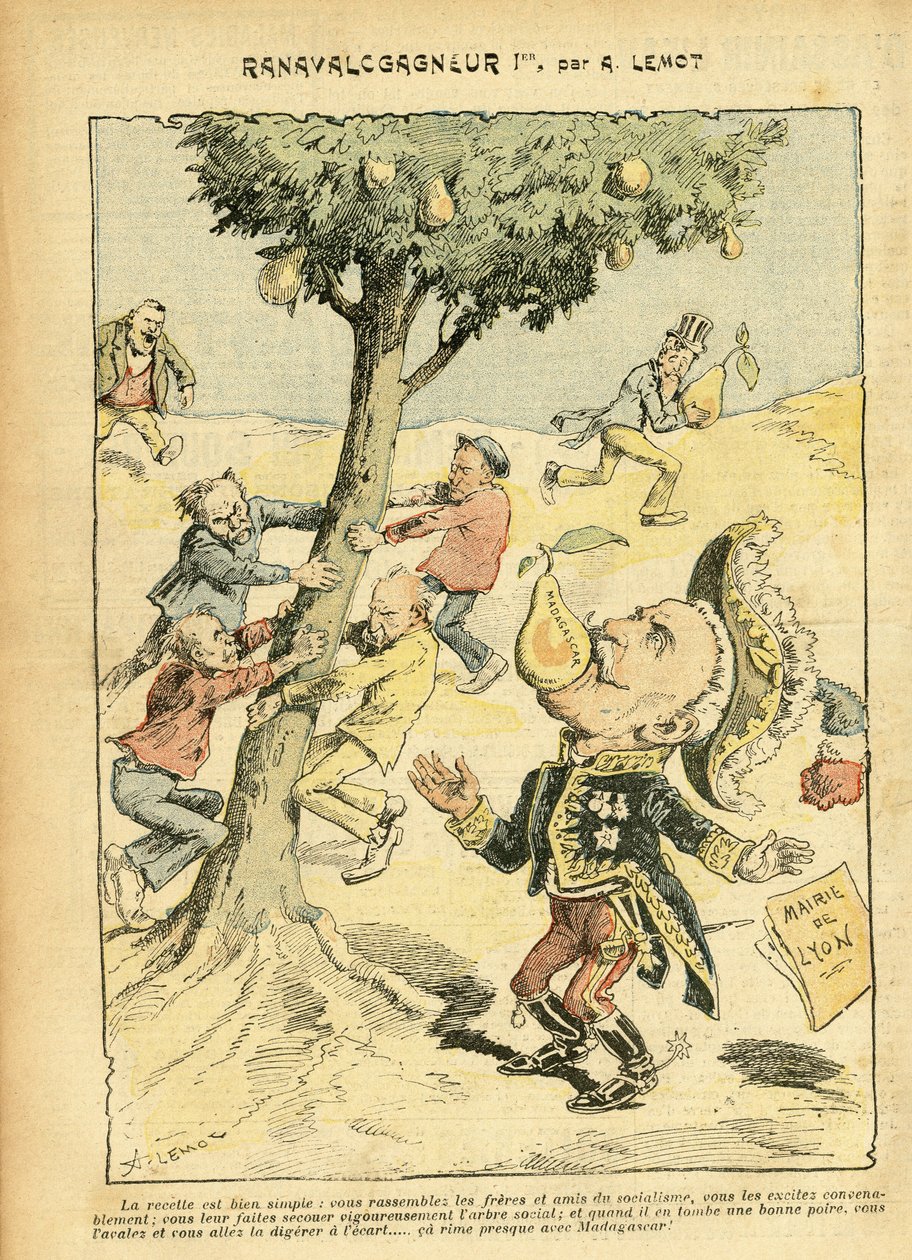 Ilustrace Achille Lemot (1846-1909) v Le Pelerin od Achille Lemot