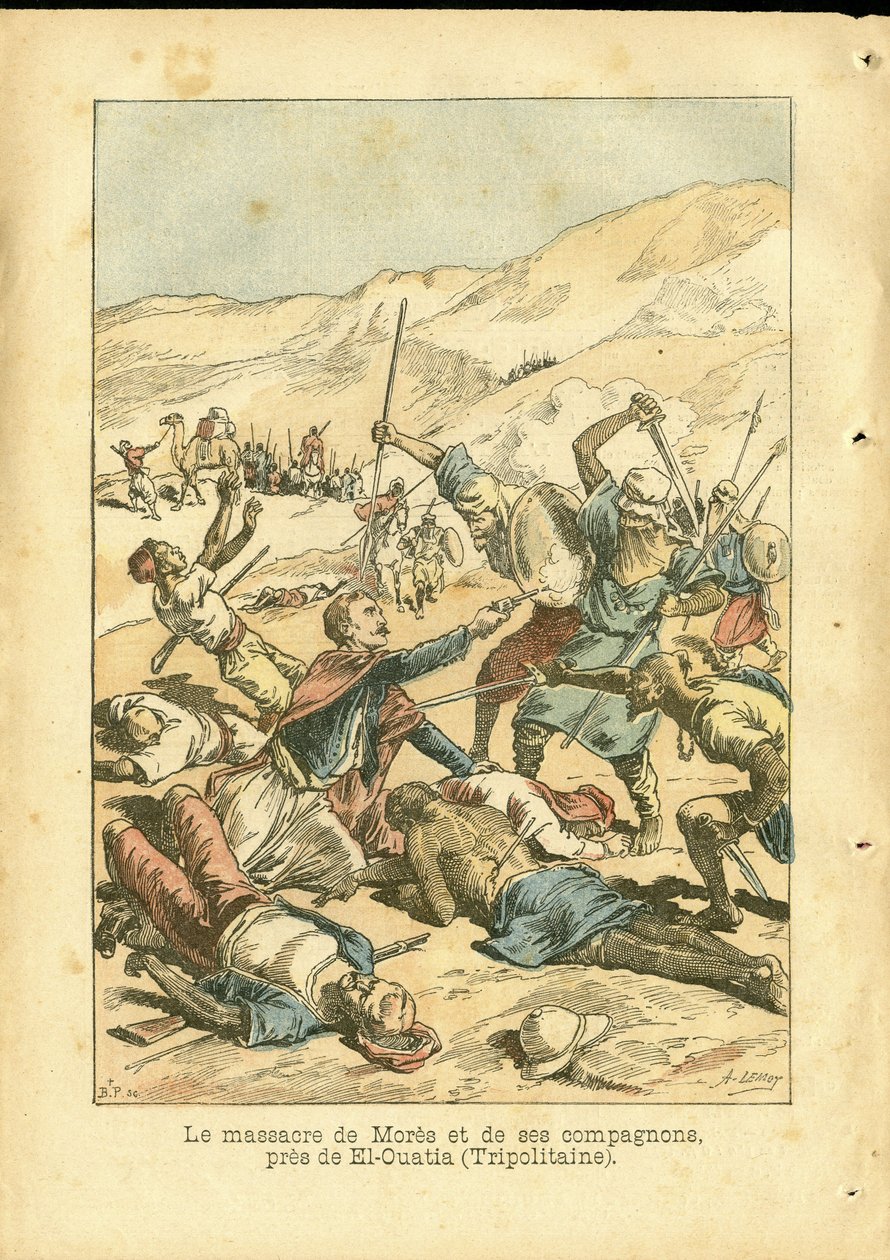 Ilustrace Achille Lemota (1846-1909) v Le Pelerin od Achille Lemot