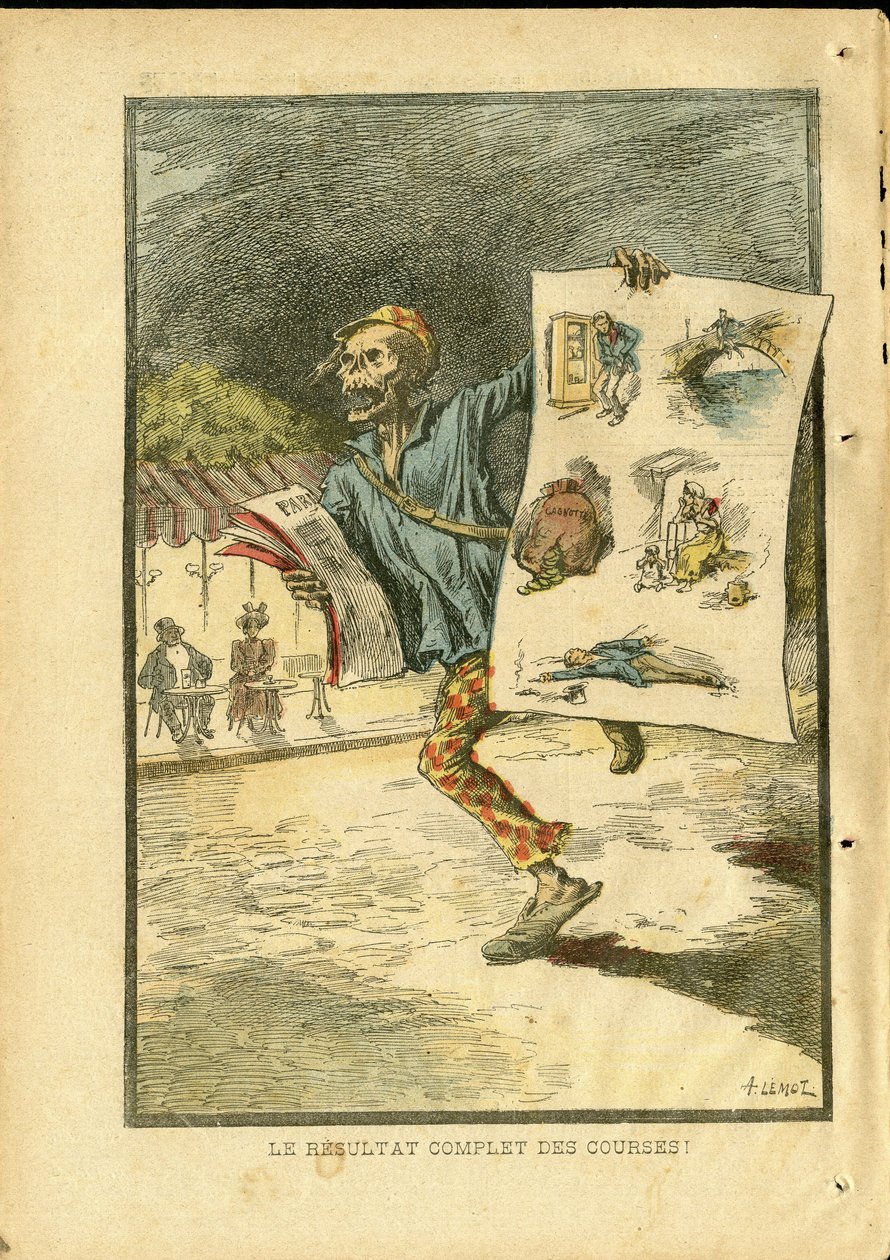 Ilustrace Achille Lemot (1846-1909) v Le Pelerin od Achille Lemot