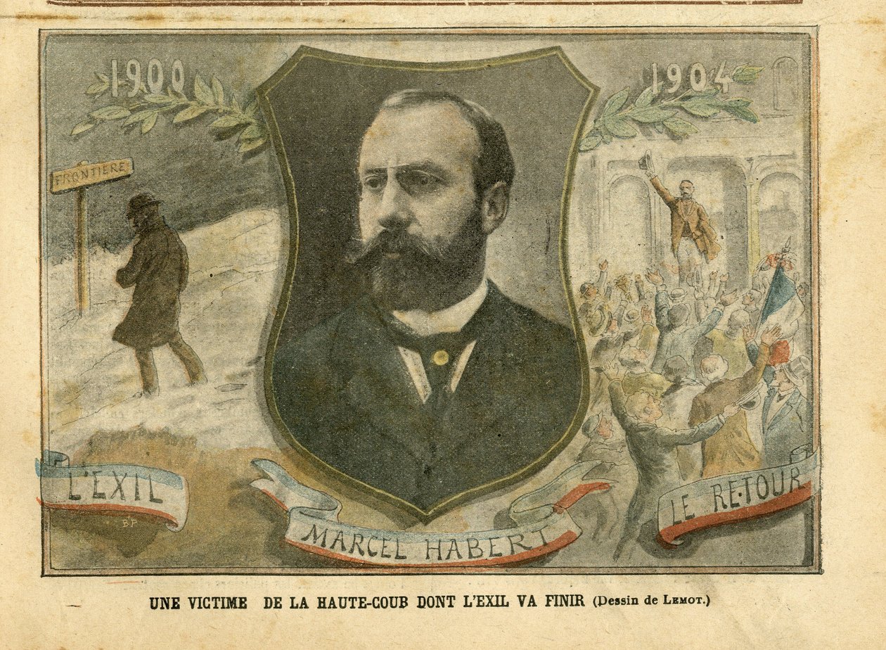 Ilustrace Achille Lemota (1846-1909) v Le Pelerin od Achille Lemot