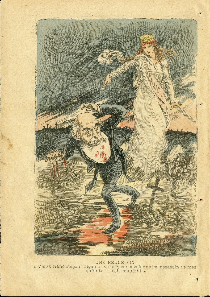 Ilustrace Achille Lemota (1846-1909) v Le Pelerin od Achille Lemot