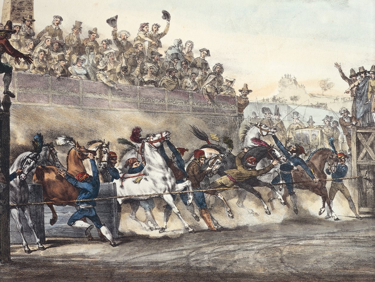 Římská maska, Achille Pinelli (1809-1841). Itálie od Achille Pinelli