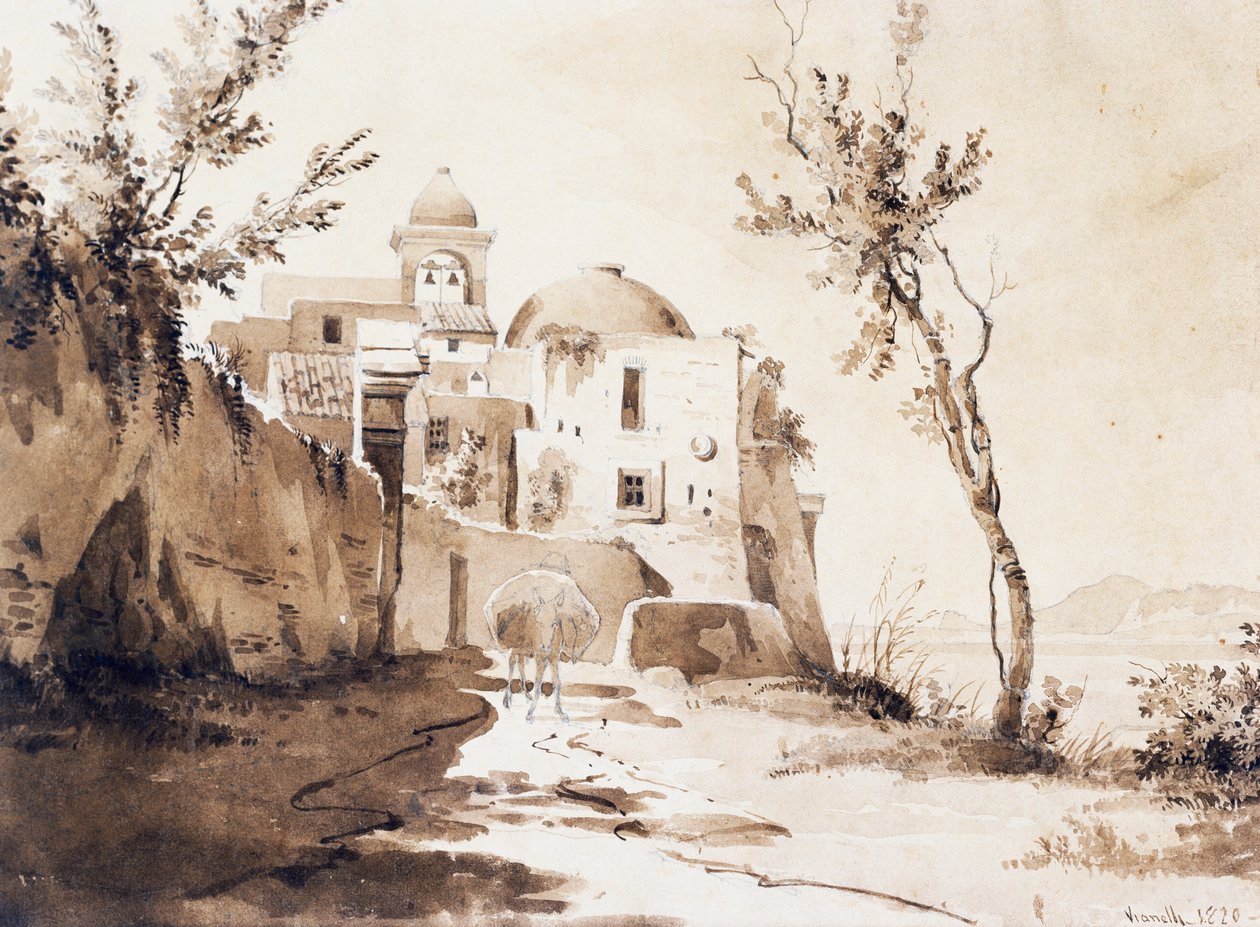 Kostel San Francesco v Pozzuoli od Achille Vianelli