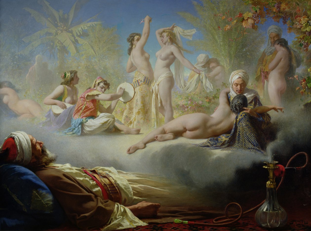 Sen věřícího, kolem roku 1870 od Achille Zo