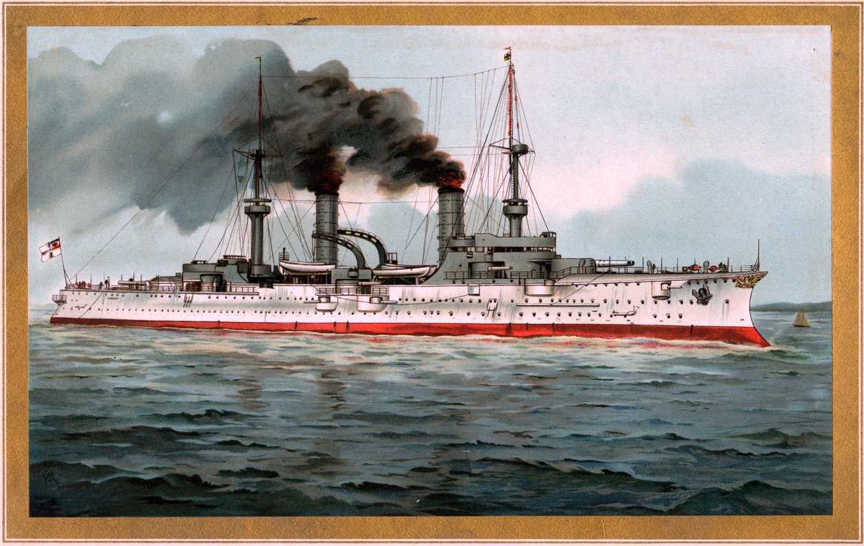 S.M. Velký křižník princ Bismarck od Adam Cuerden