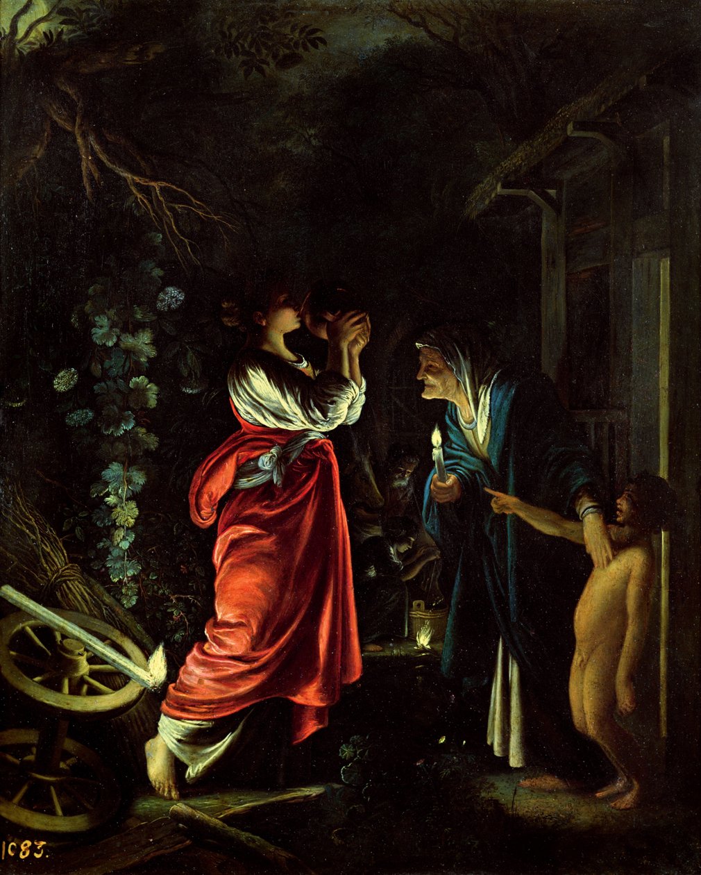 Ceres a Stellio (olej na mědi) od Adam Elsheimer
