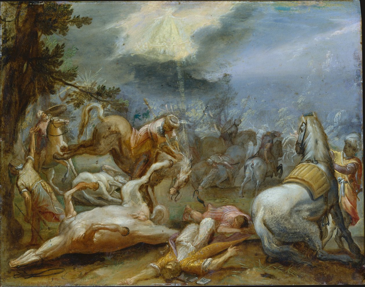 Obrácení svatého Pavla od Adam Elsheimer