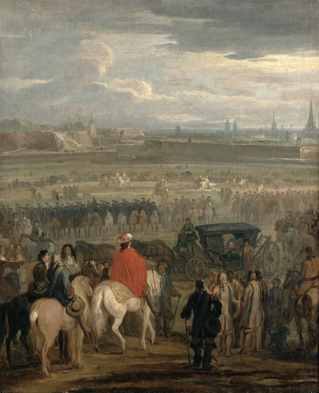 Kapitulace citadely v Cambrai, 18. dubna 1677, kolem roku 1678 od Adam Frans van der Meulen