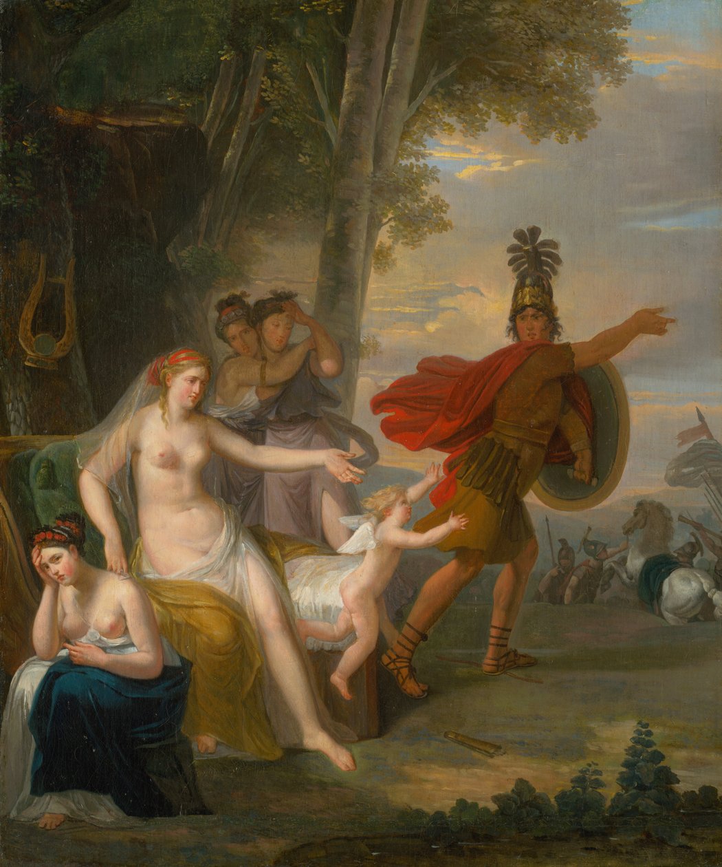Hector Loučení s Andromache od Adam Friedrich Oeser