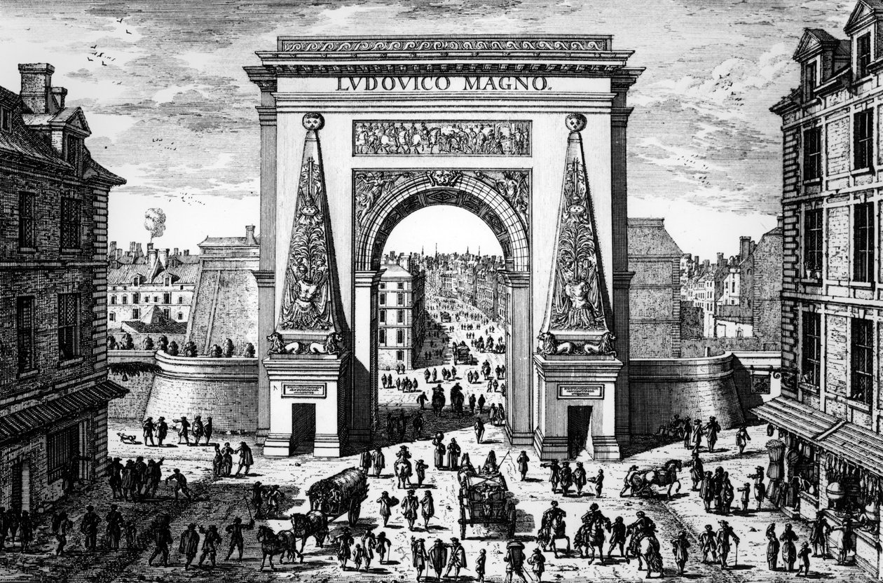 Porte Saint-Denis od Adam Perelle