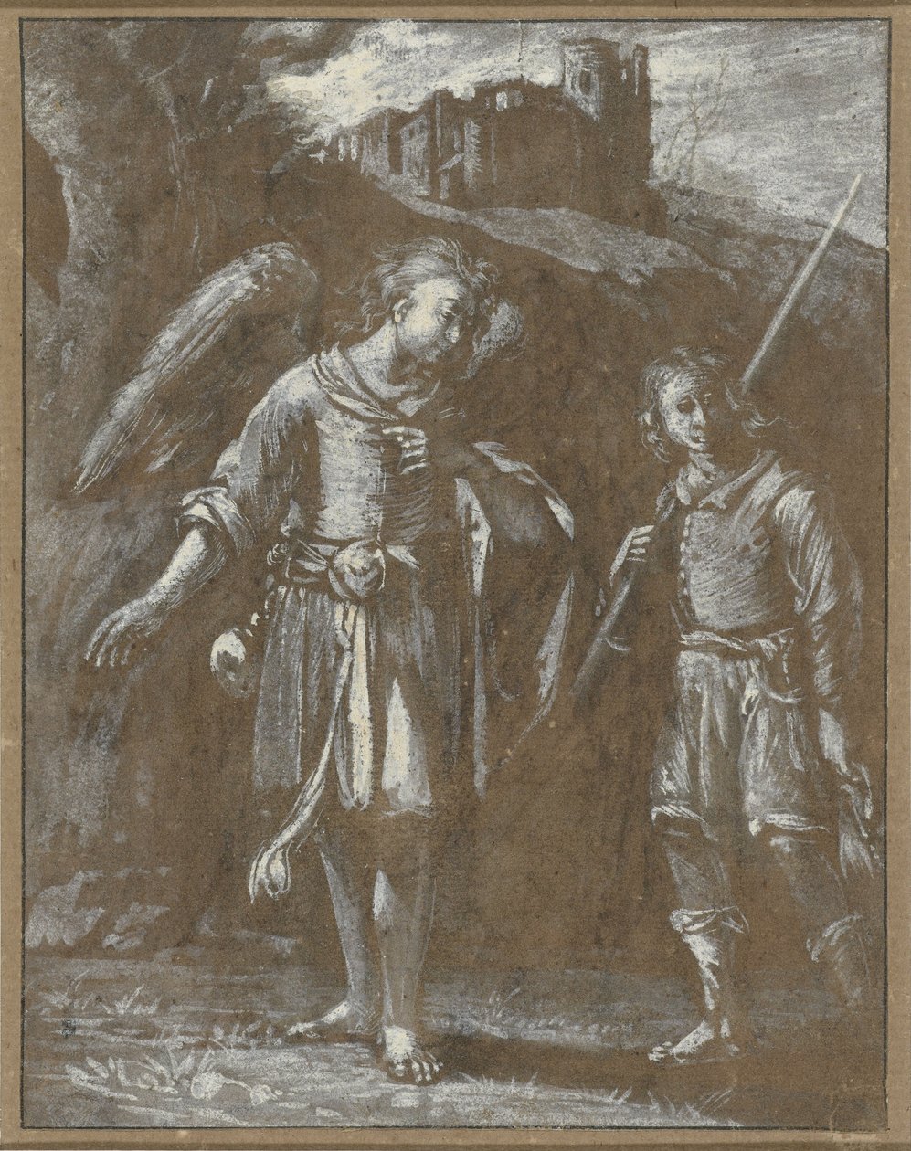 Německy: Tobias und der Engel Tobias a anděl
























" od Adam Elsheimer