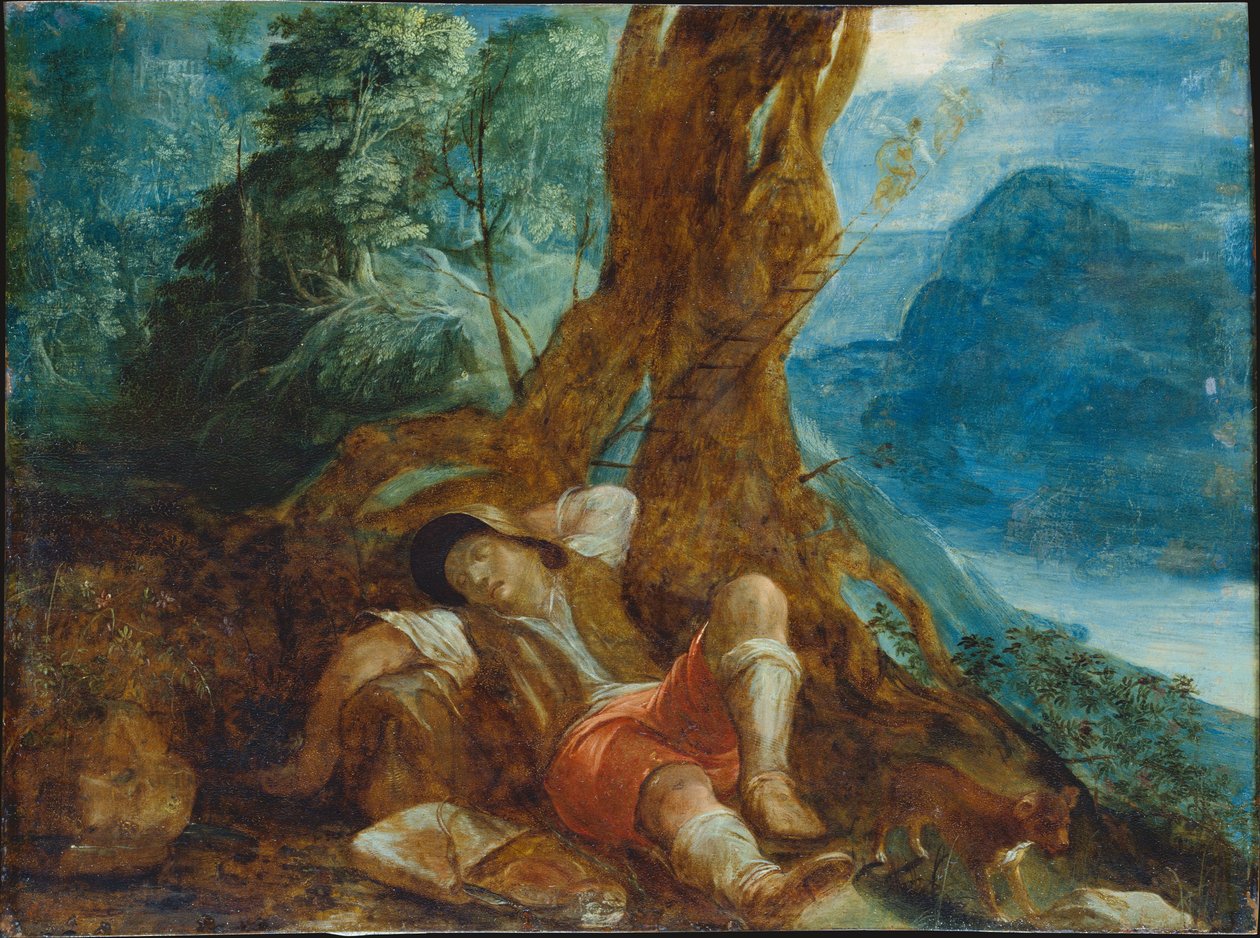 Jákobův sen od Adam Elsheimer