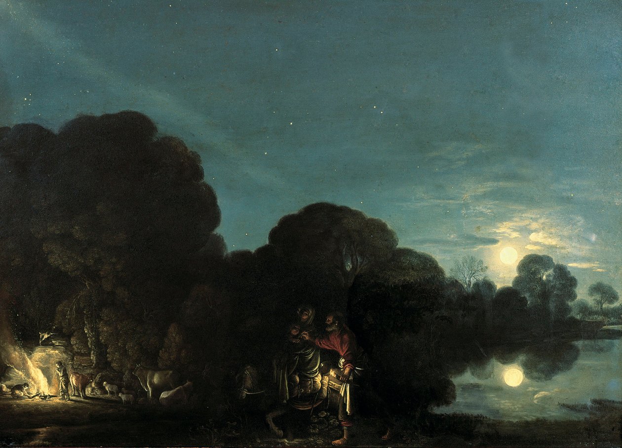 Útěk do Egypta od Adam Elsheimer