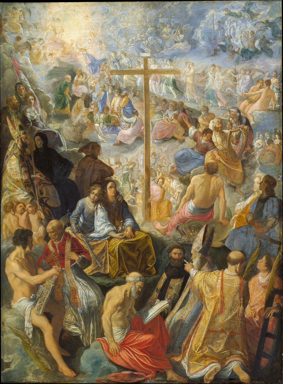 Frankfurtský oltářní obraz „Povýšení pravého kříže“ od Adam Elsheimer