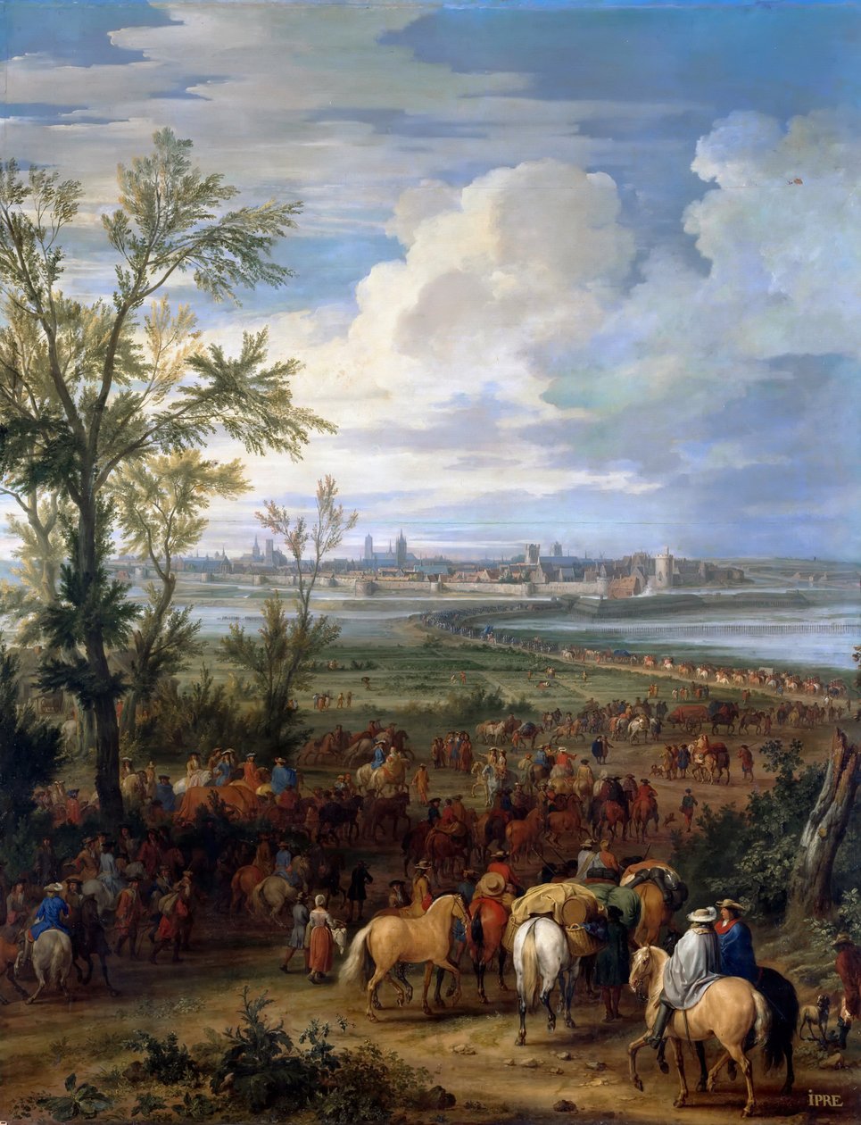 Obléhání Ypres, březen 1678 od Adam Frans Meulen van der