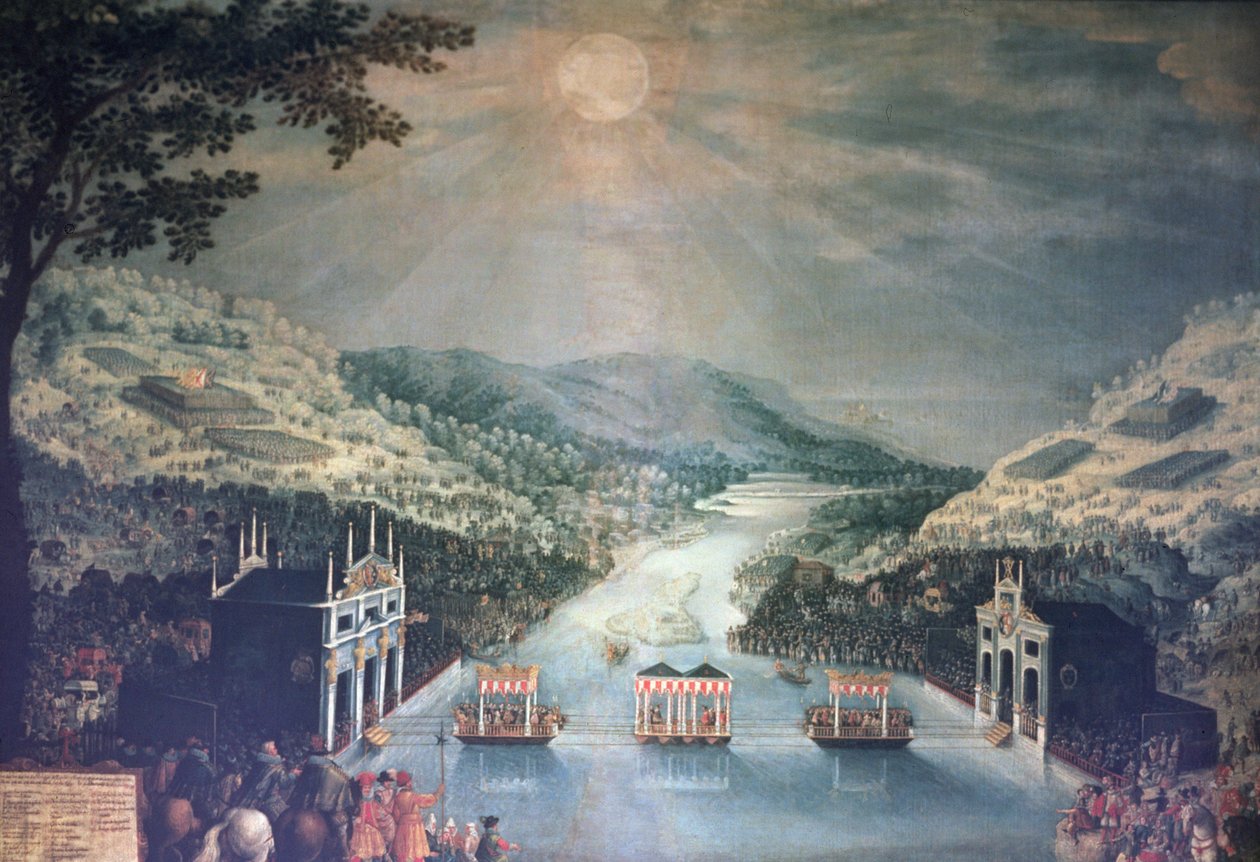 The Deliveries, Bažantí ostrovy (olej na plátně) od Adam Frans van der Meulen