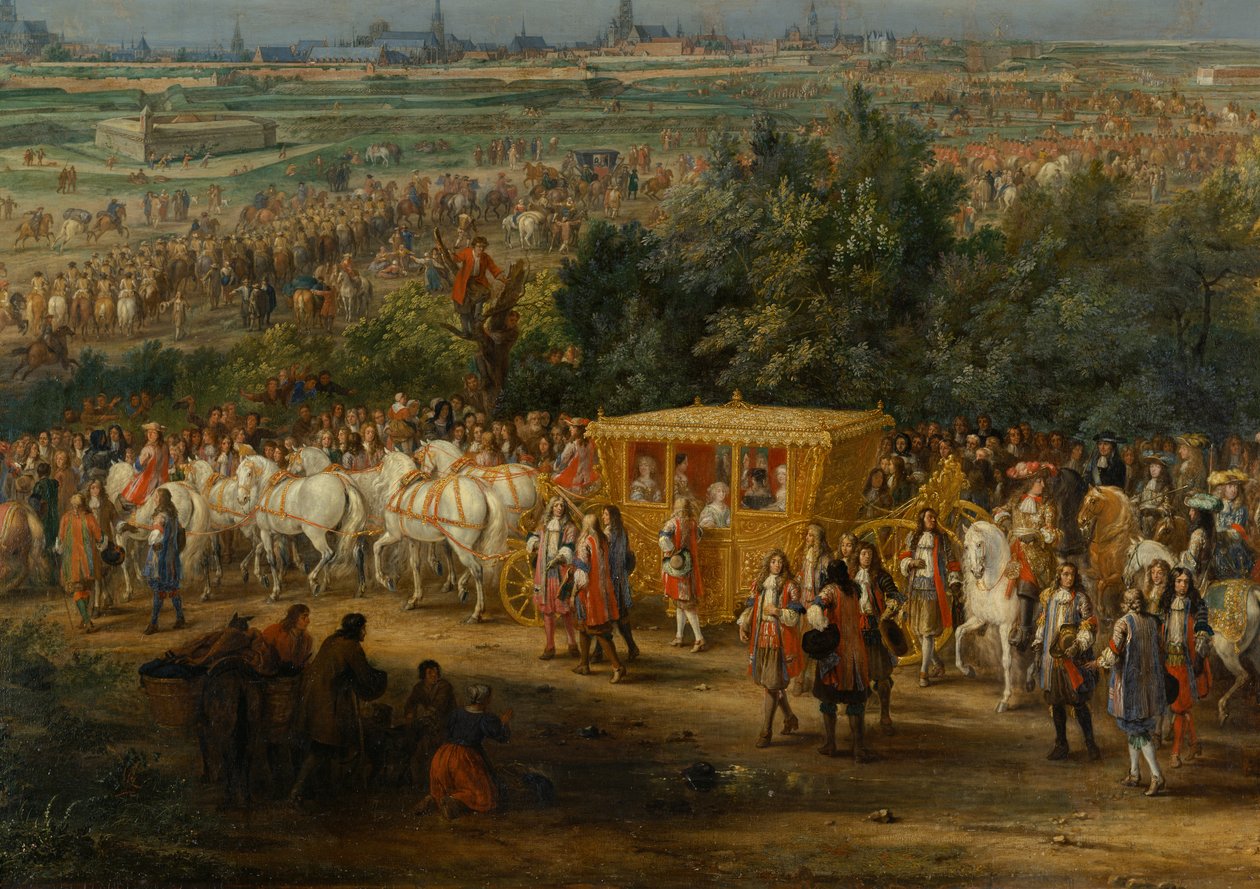 Vstup Ludvíka XIV od Adam Frans van der Meulen