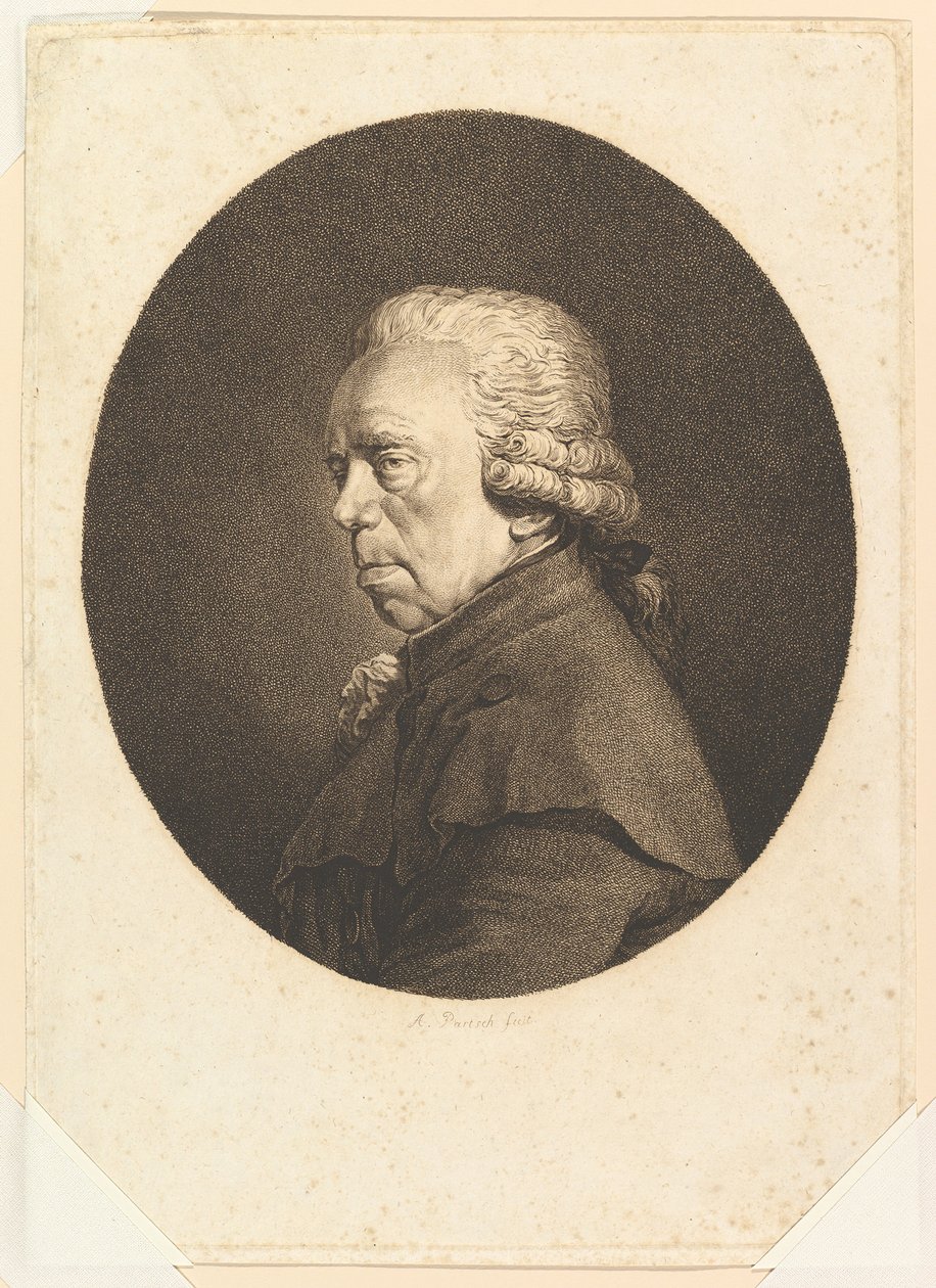 Portrét Johanna Christiana Branda, 1793. od Adam von Bartsch