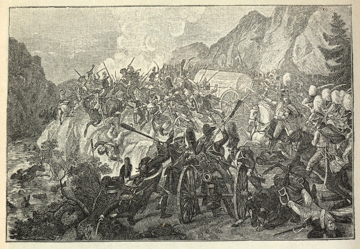 Bitva u Katzbachu 26. srpna 1813. od Adam von Bartsch