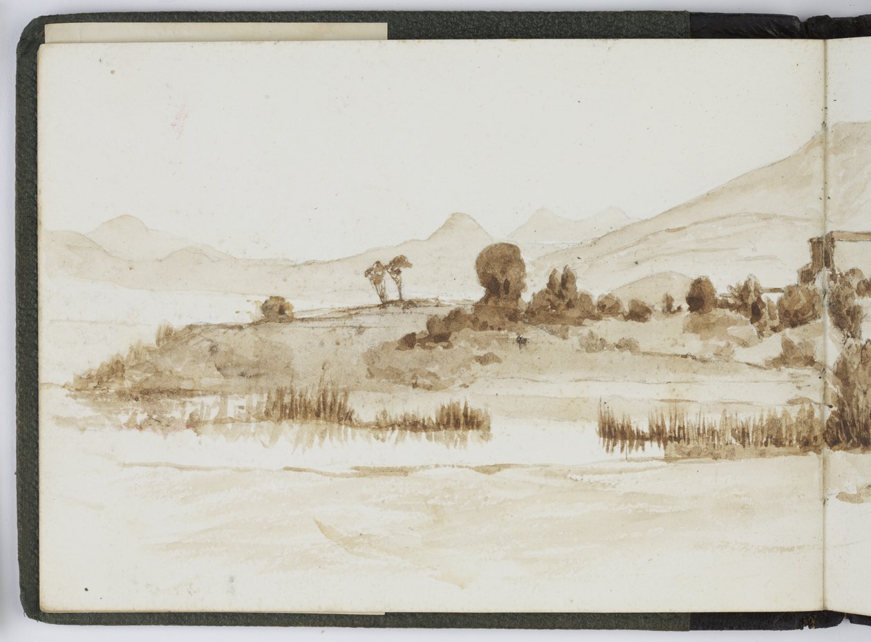 Náčrt akvarelů, kreseb a poznámek, Mexiko, 1896-1898 (akvarel) od Adela Breton