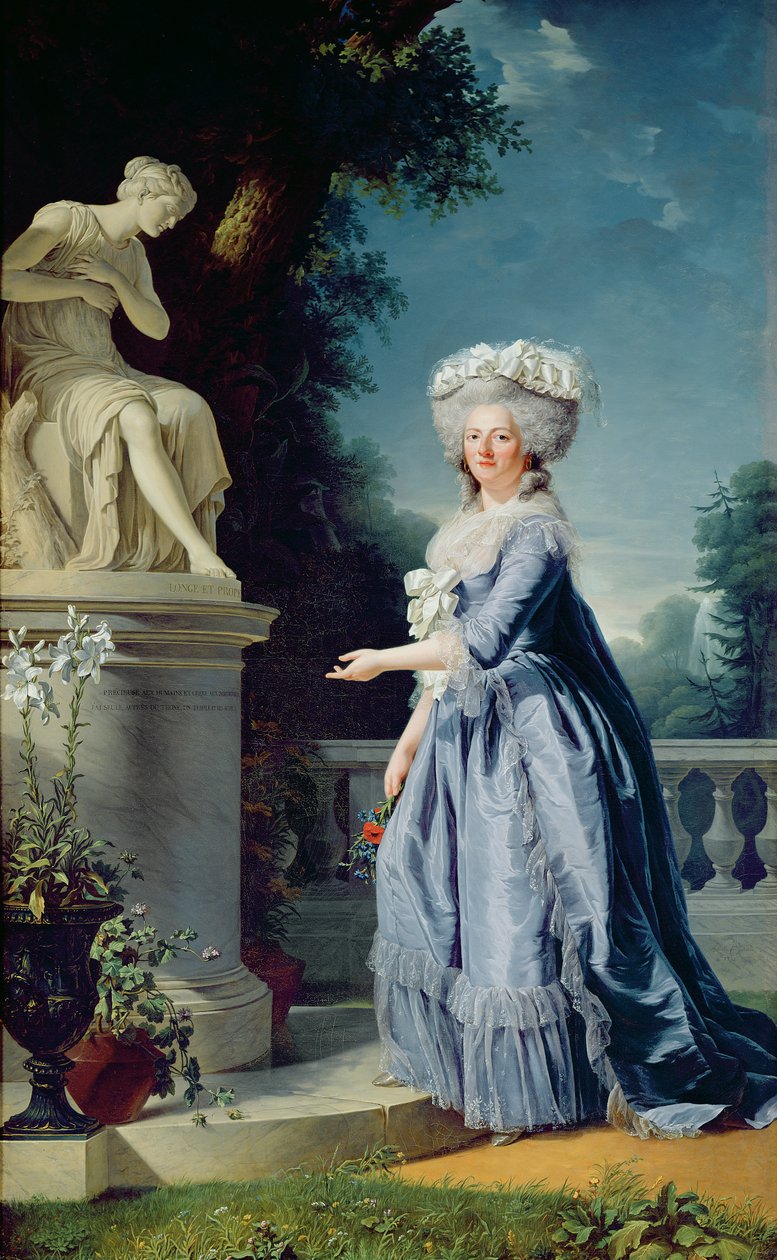 Portrét Marie-Louise (1733-99) Victoire de France od Adelaide Labille Guiard