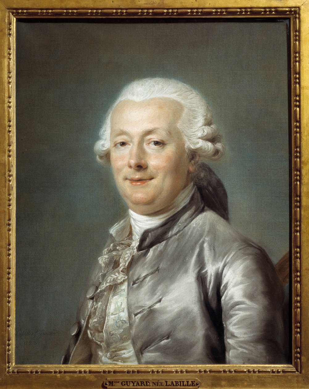 Portrait of Jean Jacques Bachelier (1724-1806) French painter. Painting by Adelaide Labille-Guiard (Labille Guiard od Adelaide Labille Guiard