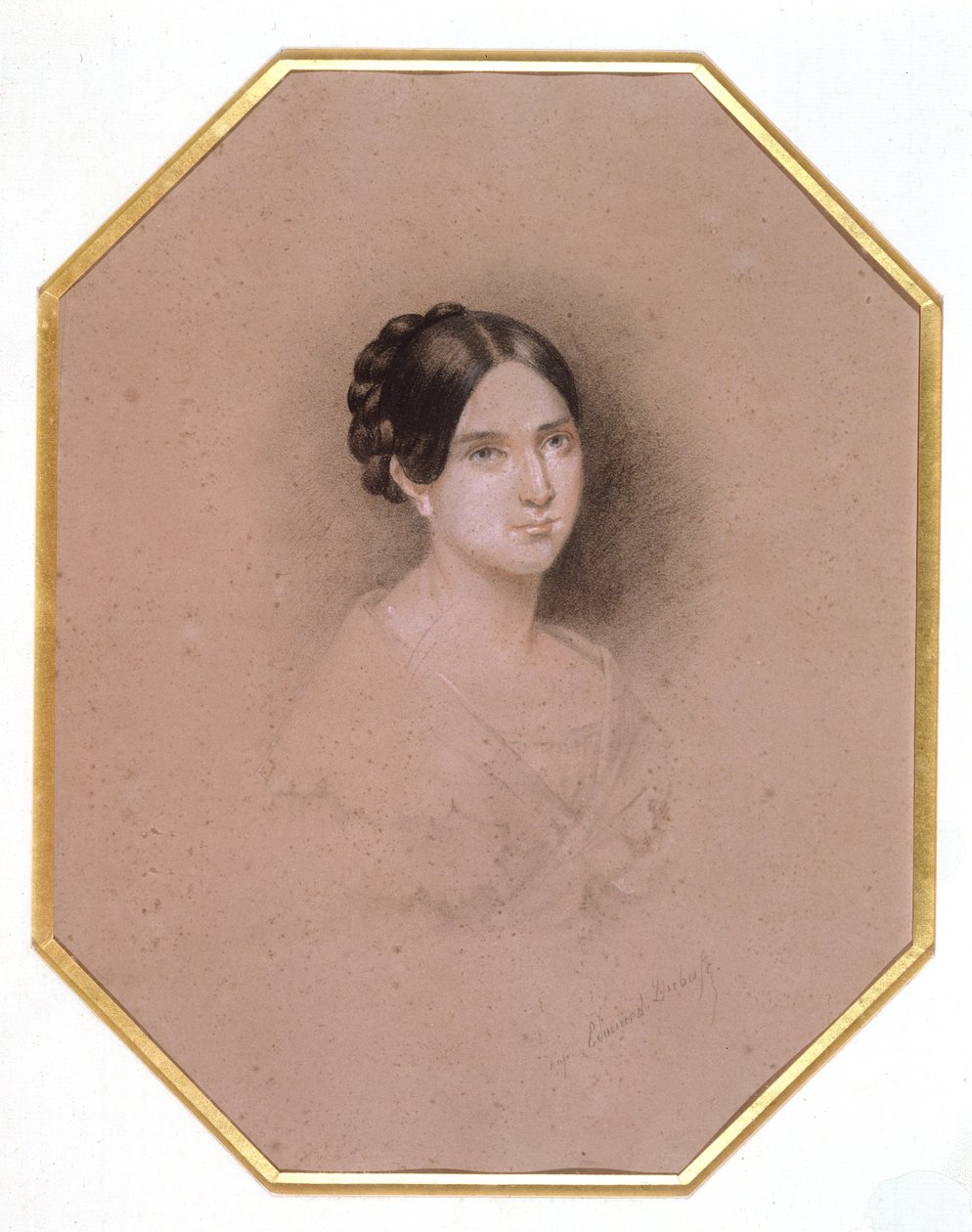 Portrét Leopoldine Hugo (1824-43) (kresba) od Adele Julie Hugo