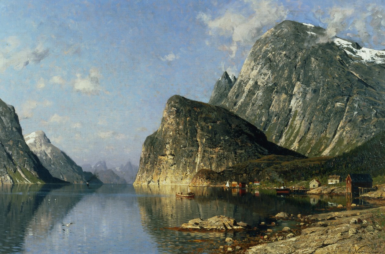 Fjord Sogne, Norsko od Adelsteen Normann