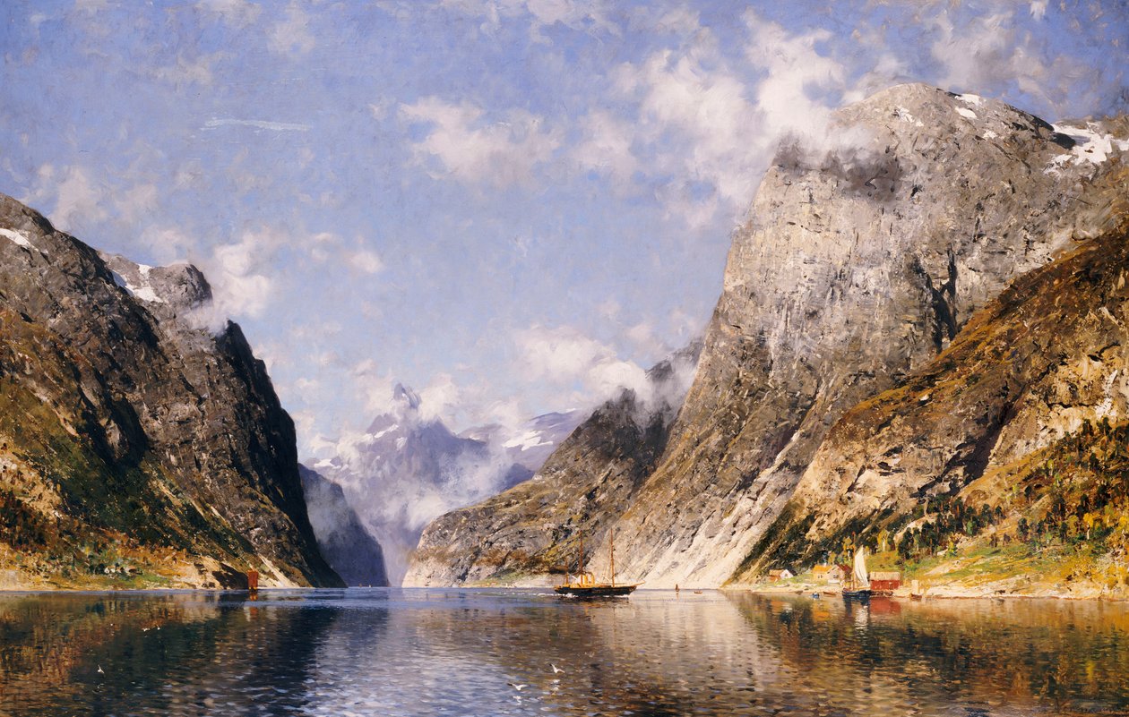 Norský fjord od Adelsteen Normann