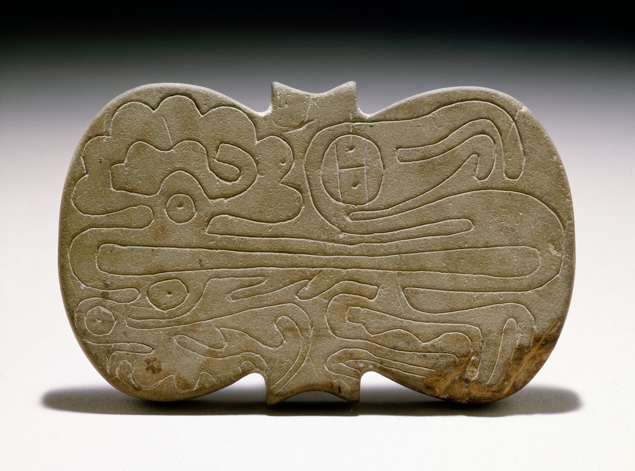 Berlínská tabulka, pozdní Adena, 400 př. n. l.-1 n. l. (pískovec) od Adena culture