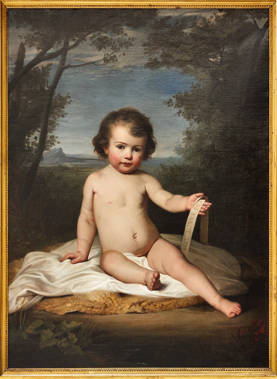 Young Saint John (olej na plátně) od Adeodato Malatesta or Malatesti