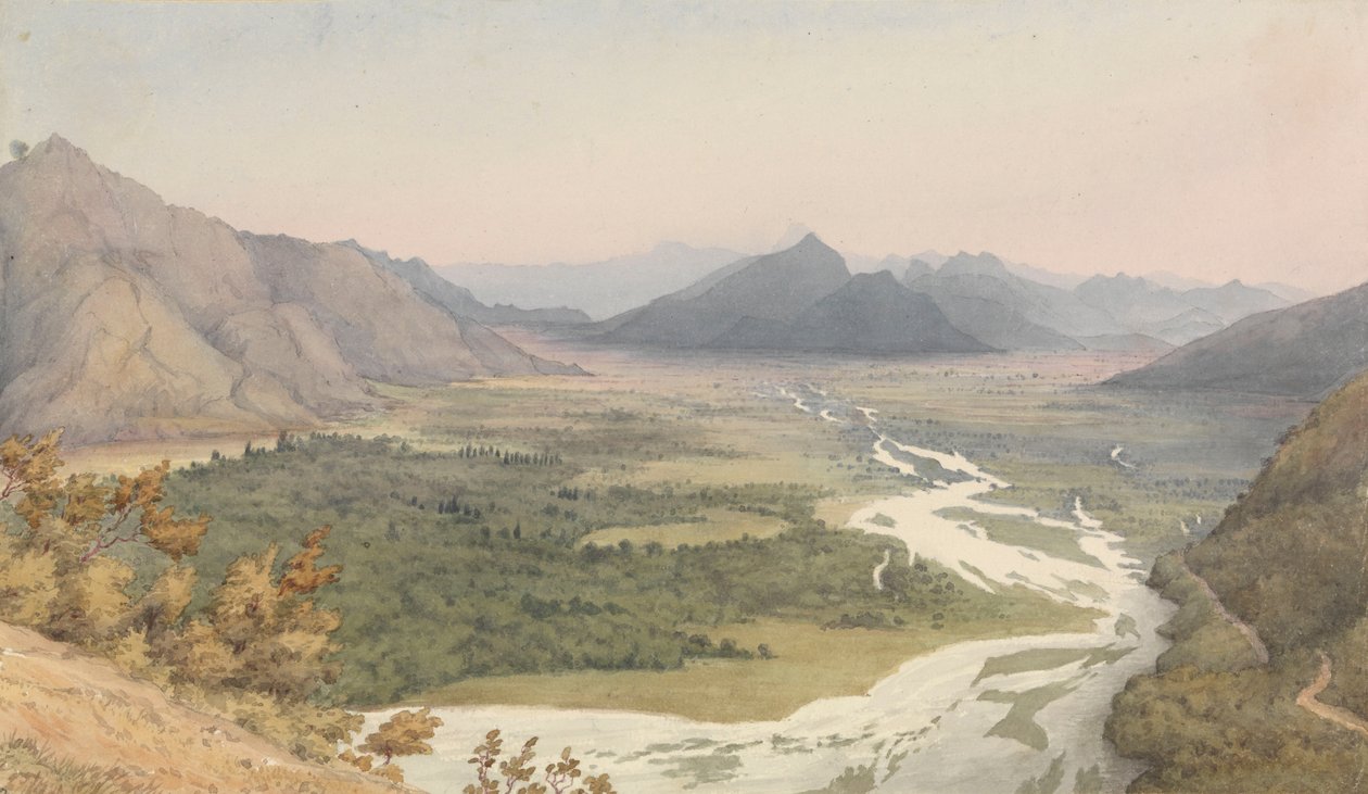 "Mezi San Felipe de Aconcagua a Quillota, Chile, 16. ledna 1851 od Admiral Sir Edward Gennys Fanshawe