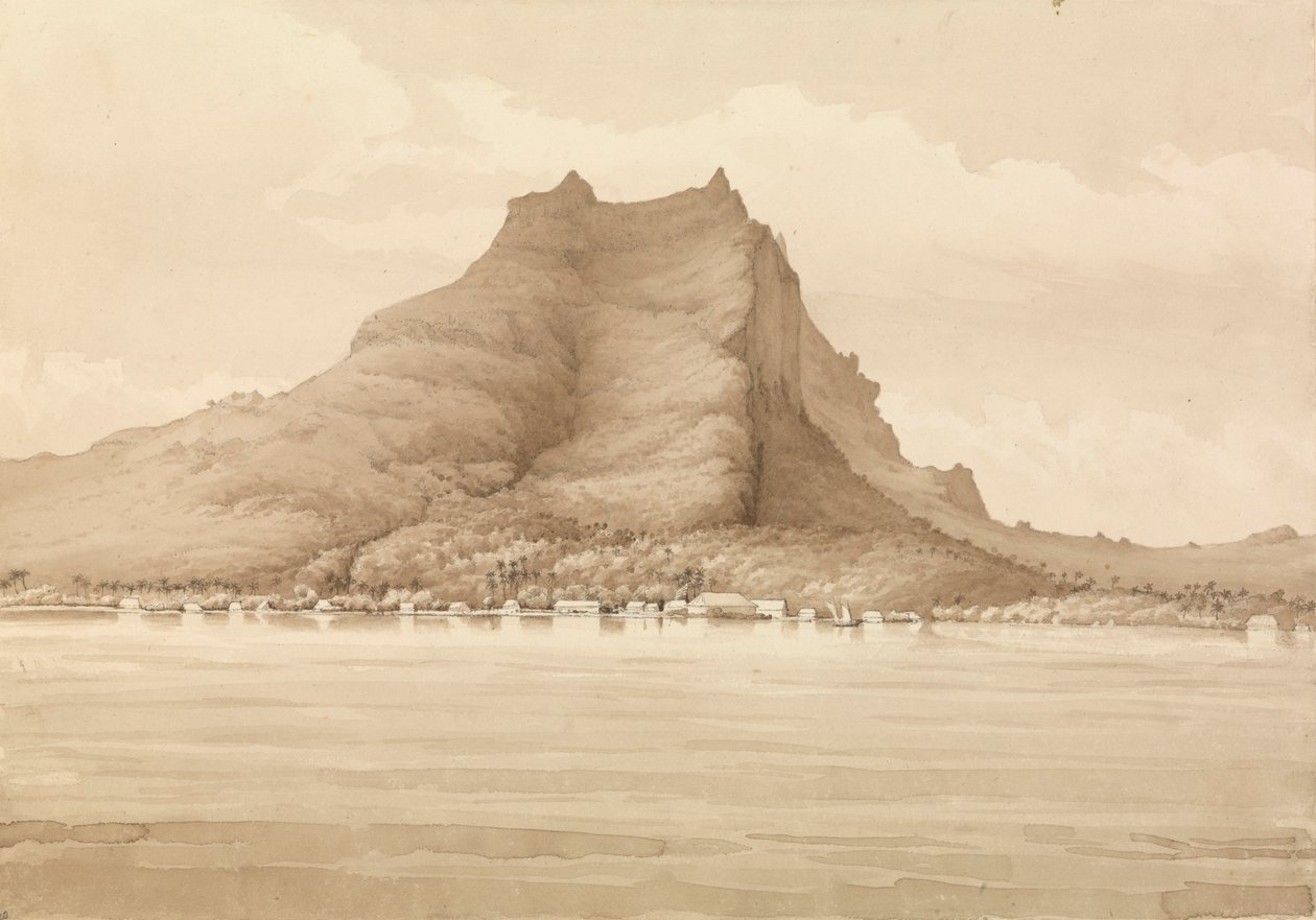 "Bora bora, 4. září 1849 [Society Islands] od Admiral Sir Edward Gennys Fanshawe