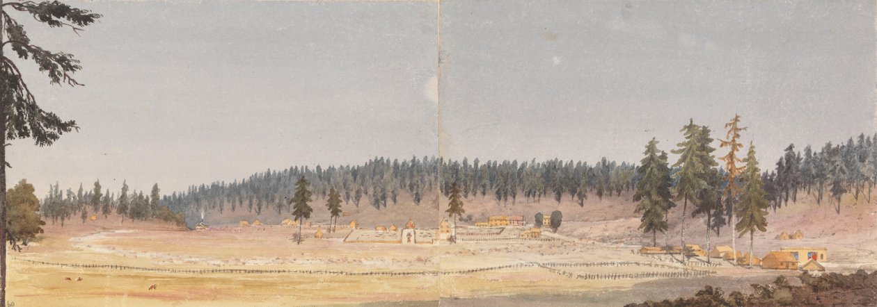 "Grass Valley, poblíž Nevada City, Kalifornie, Septr. 18. 1851 od Admiral Sir Edward Gennys Fanshawe