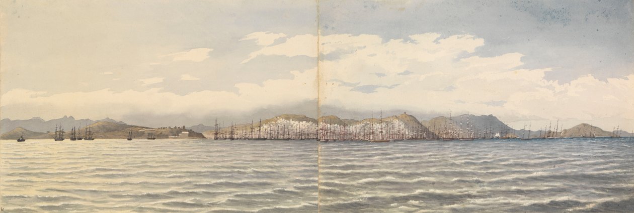 "San Francisco, Kalifornie, 6. října 1851 od Admiral Sir Edward Gennys Fanshawe