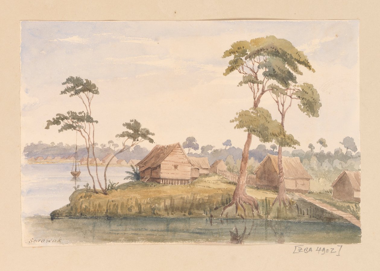 Sarawak ze Západní Indie, Severní Ameriky a Bornea od Admiral Sir Edward Gennys Fanshawe