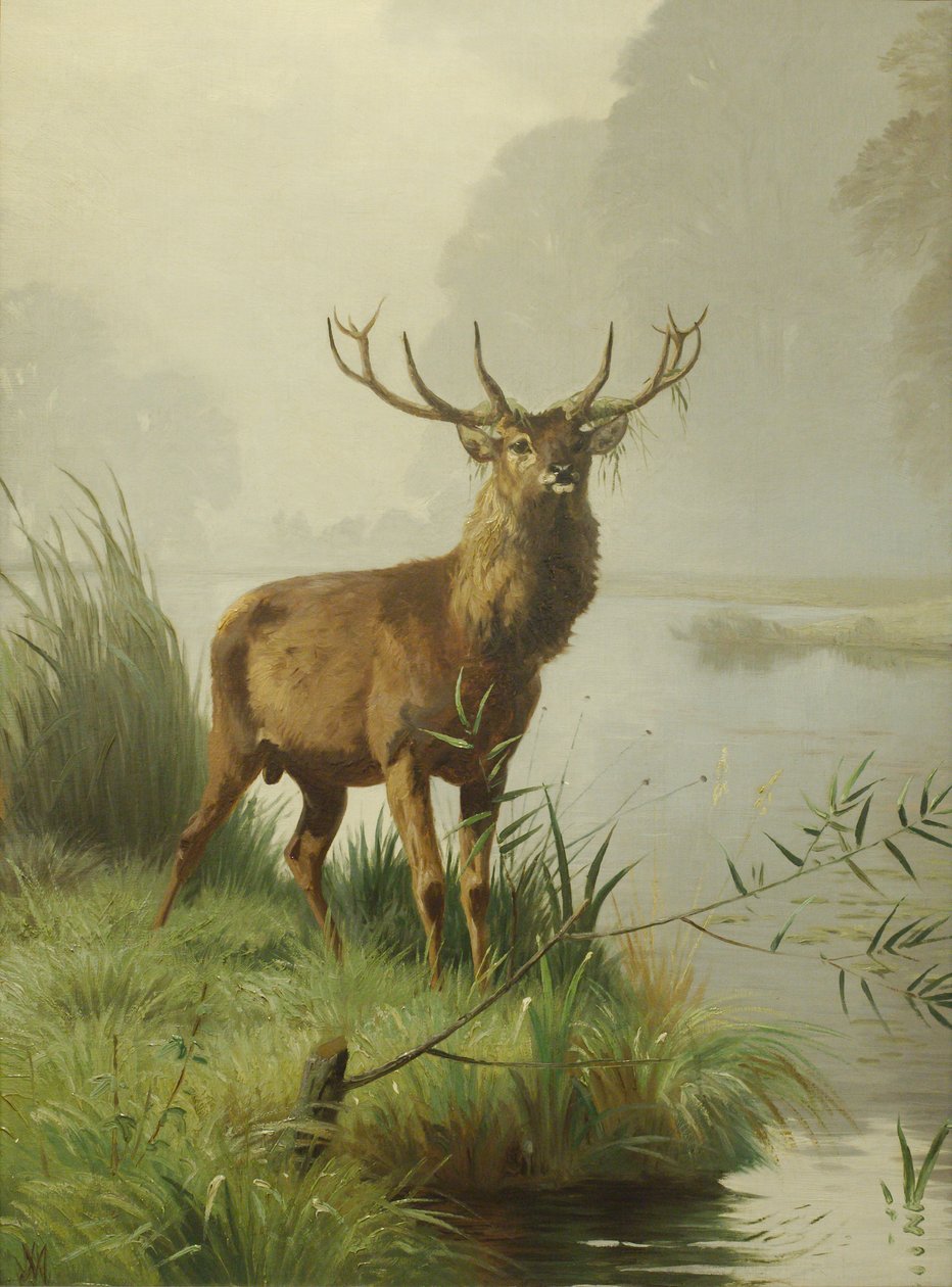Jelen od Adolf Mackeprang