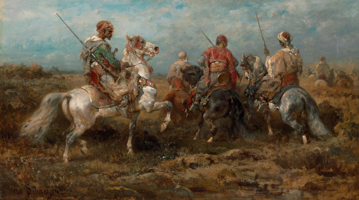 Arabští jezdci od Adolf Schreyer
