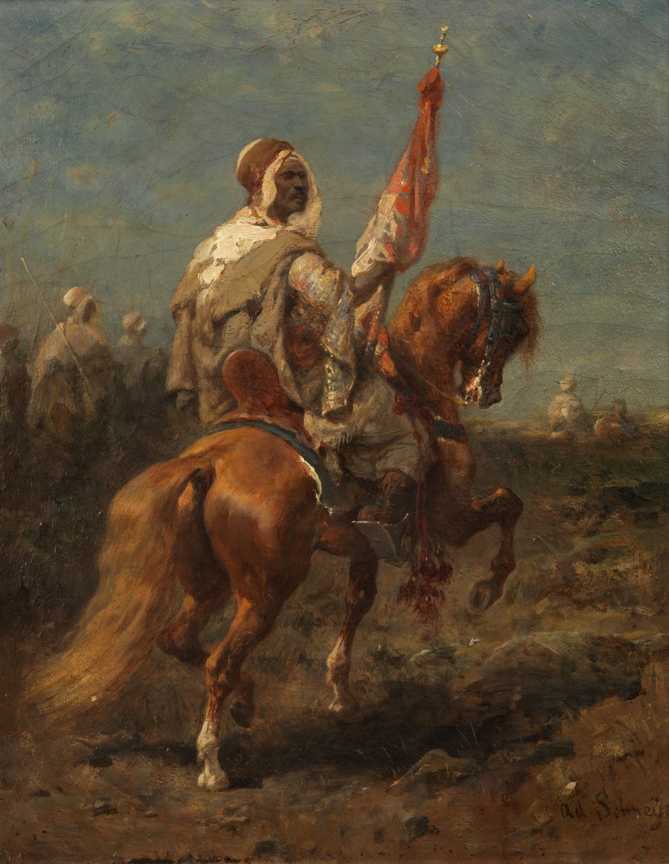 Arabský jezdec od Adolf Schreyer