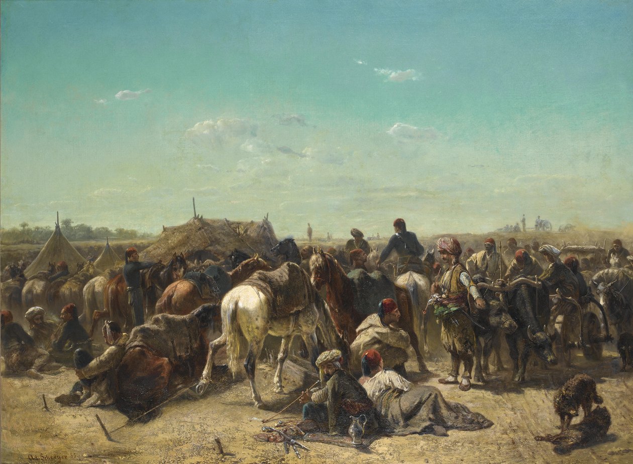 Tábor od Adolf Schreyer