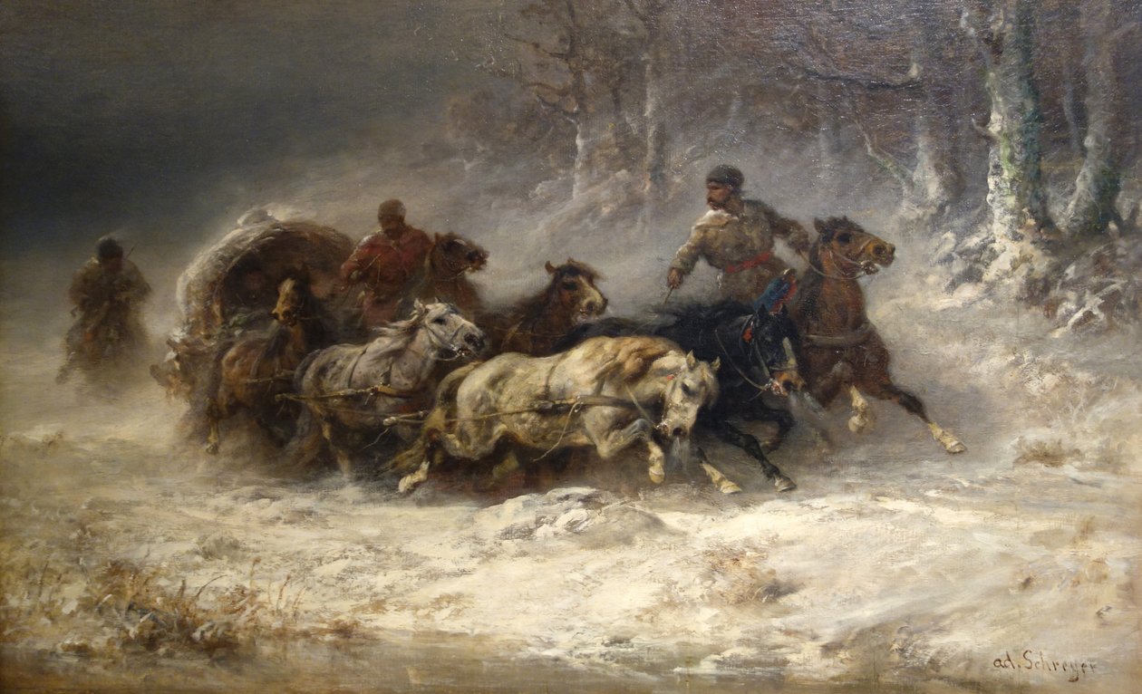 Útěk z Moskvy od Adolf Schreyer