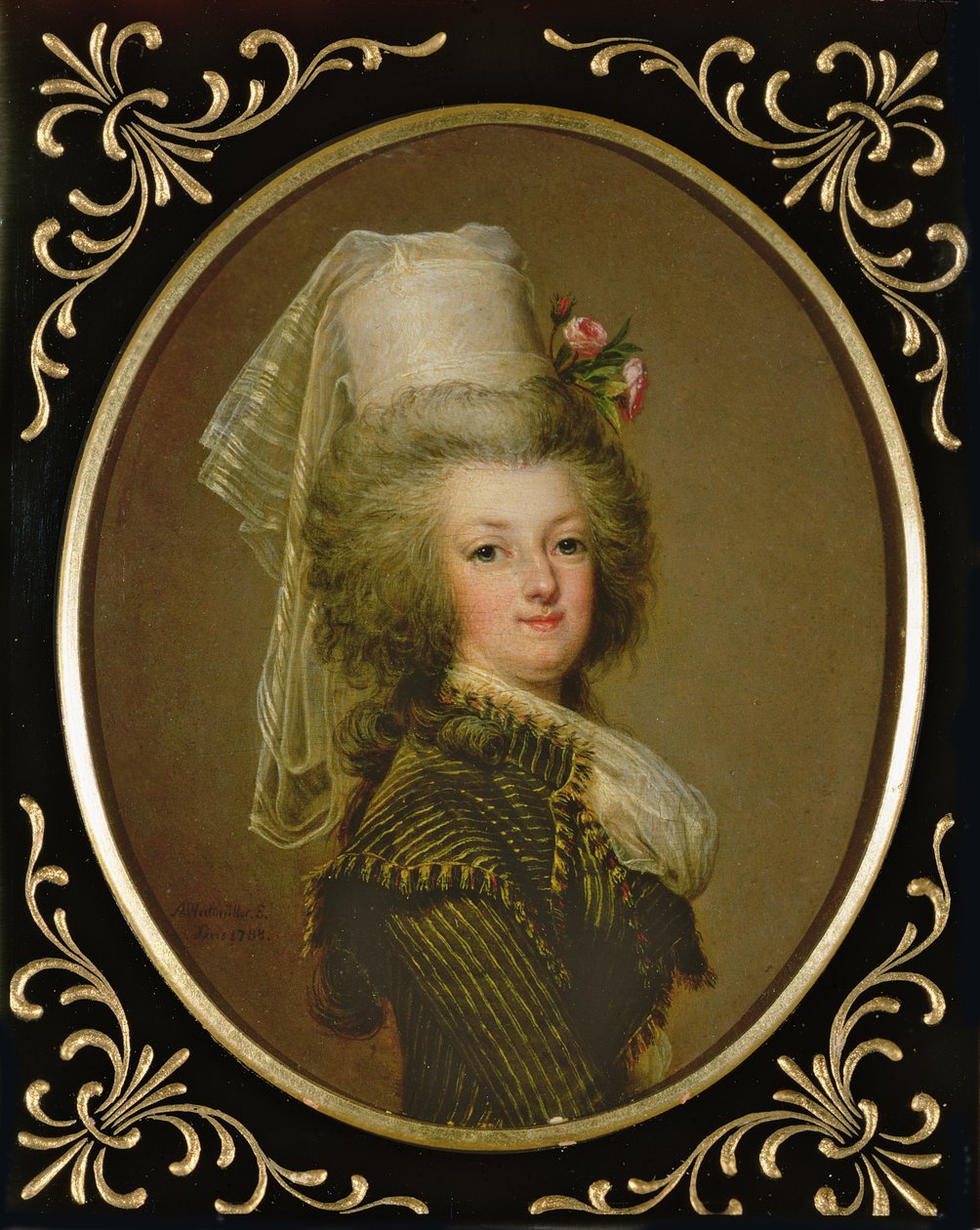 Arcivévodkyně Marie Antoinetta Habsburg-Lothringen (1755-93), patnácté dítě císařovny Marie Terezie Rakouské (1717-80) a Františka I. (1708-65), manželka Ludvíka XVI. (1754-93) od Adolf Ulrich Wertmuller