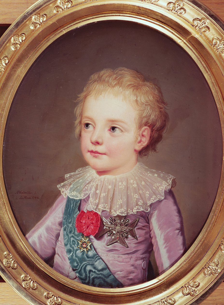 Portrét Dauphina Louise, 1784 od Adolf Ulrich Wertmuller