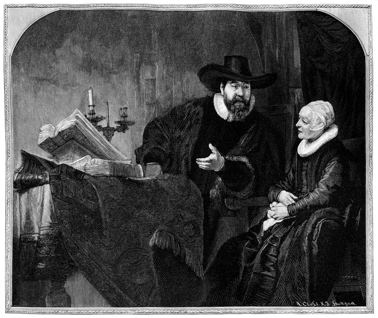 Renier Ansloo a jeho matka, 1895. od Adolf Closs