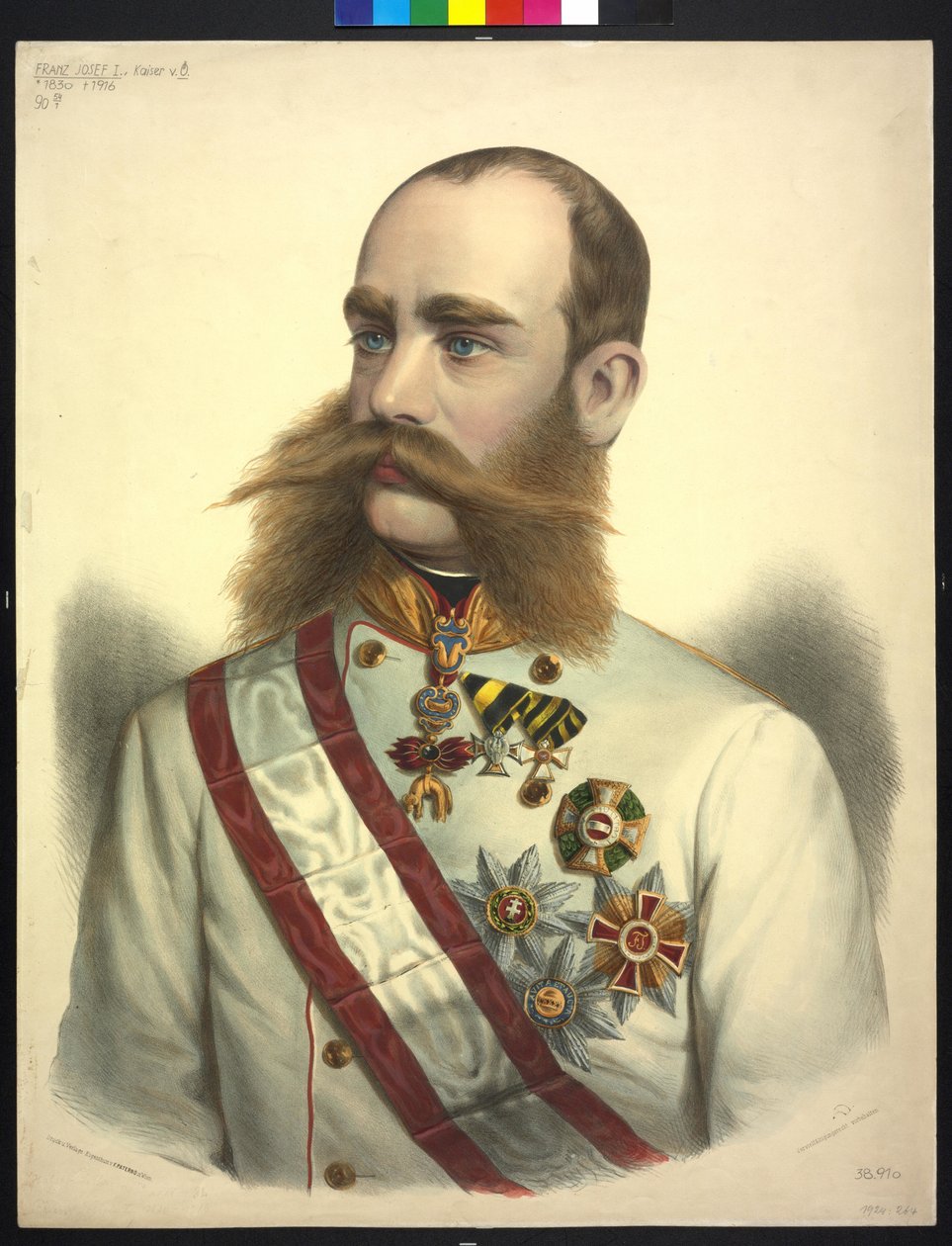 Rakouský císař František Josef I. od Adolf Dauthage