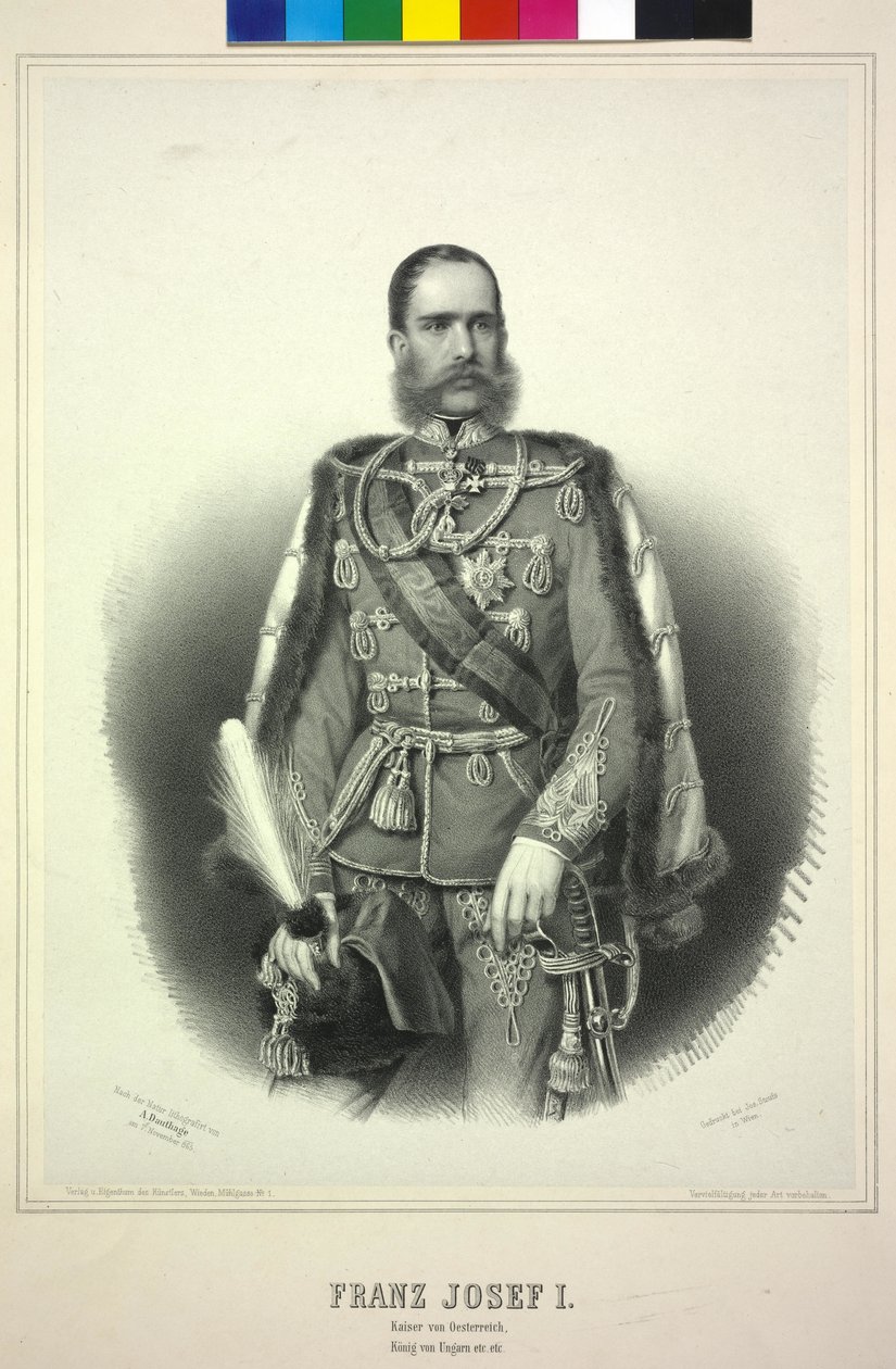 Rakouský císař František Josef I. od Adolf Dauthage