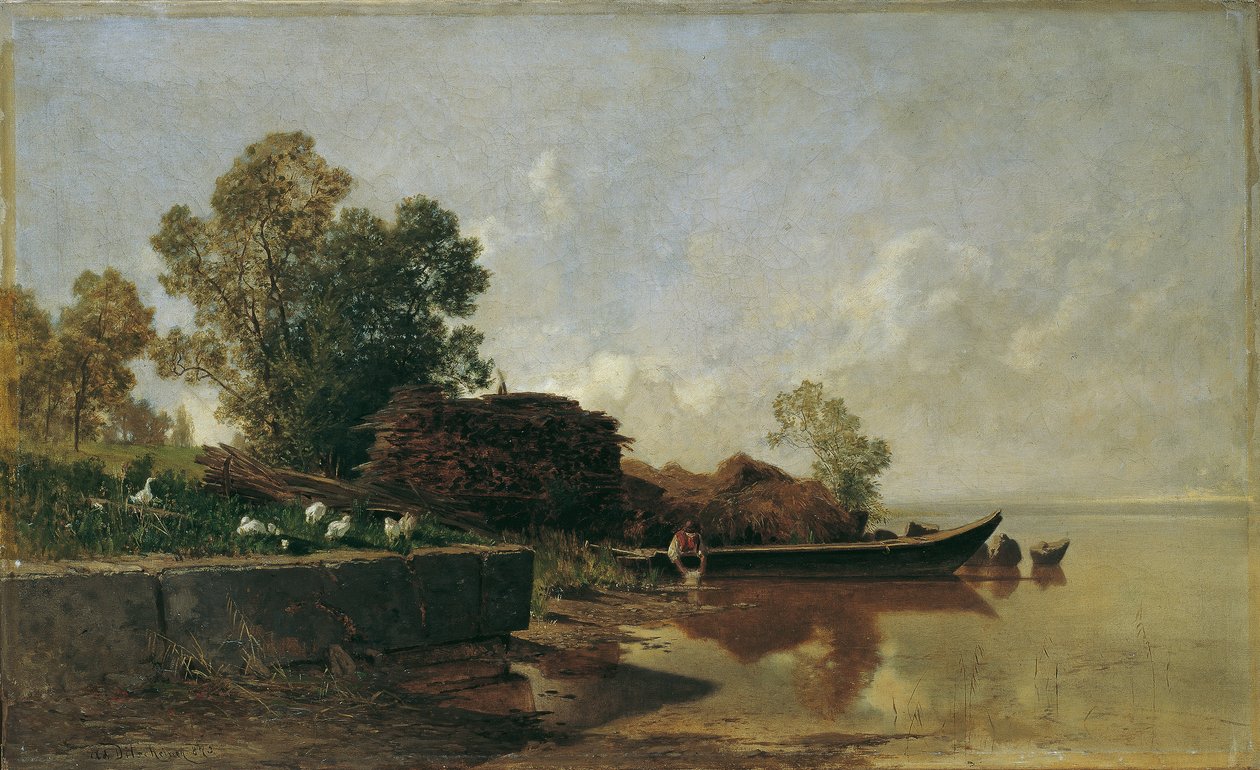 Fraueninsel v Chiemsee od Adolf Gustav Ditscheiner