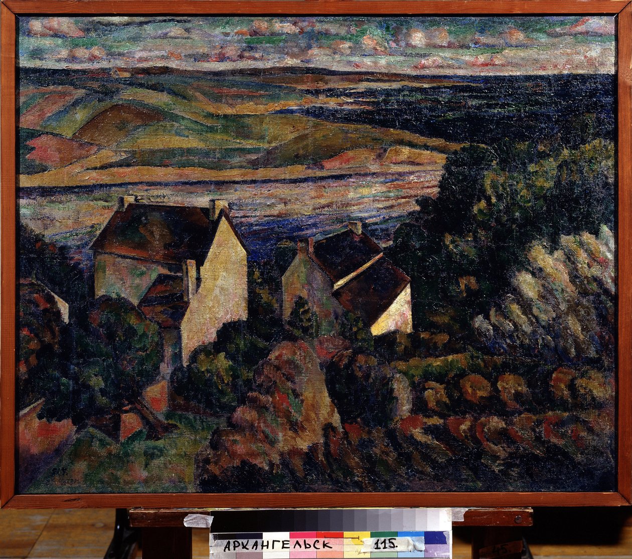 Jižní krajina. (Jižní krajina). Obraz Adolfa Israeleviče Milmana (1886-1930), olej na plátně od Adolf Israelevich Milman