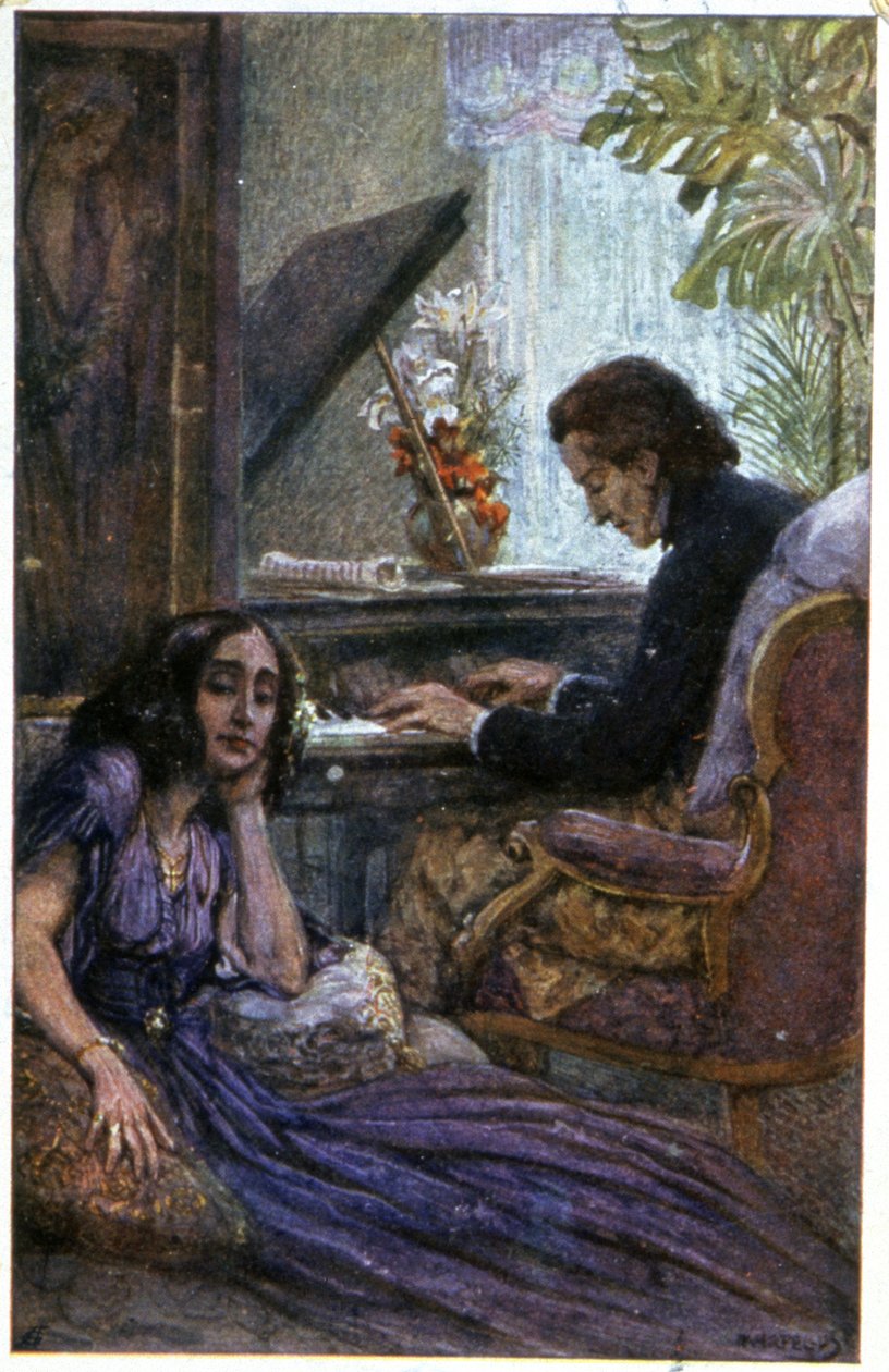 Skladatel Chopin a romanopisec George Sand od Adolf Karpellus
