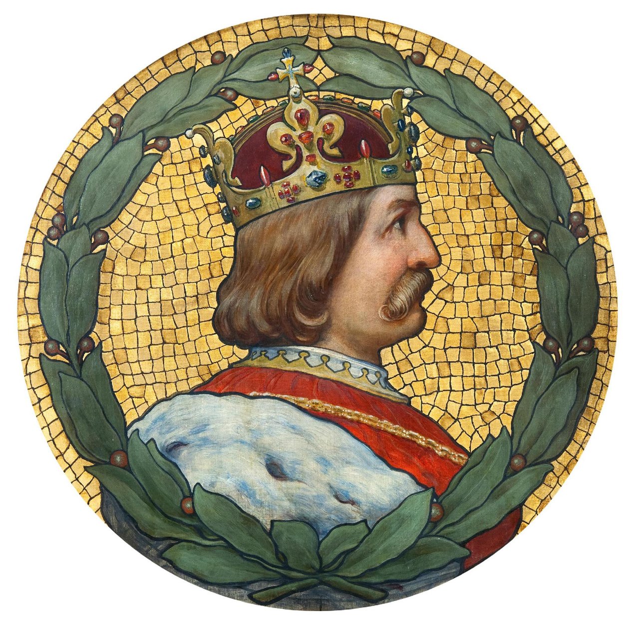 Jiří z Poděbrad, 1900 od Adolf Liebscher